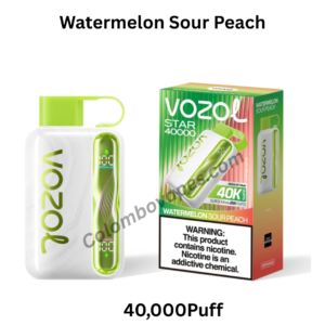 Vozol Star Watermelon Sour Peach 40000Puff