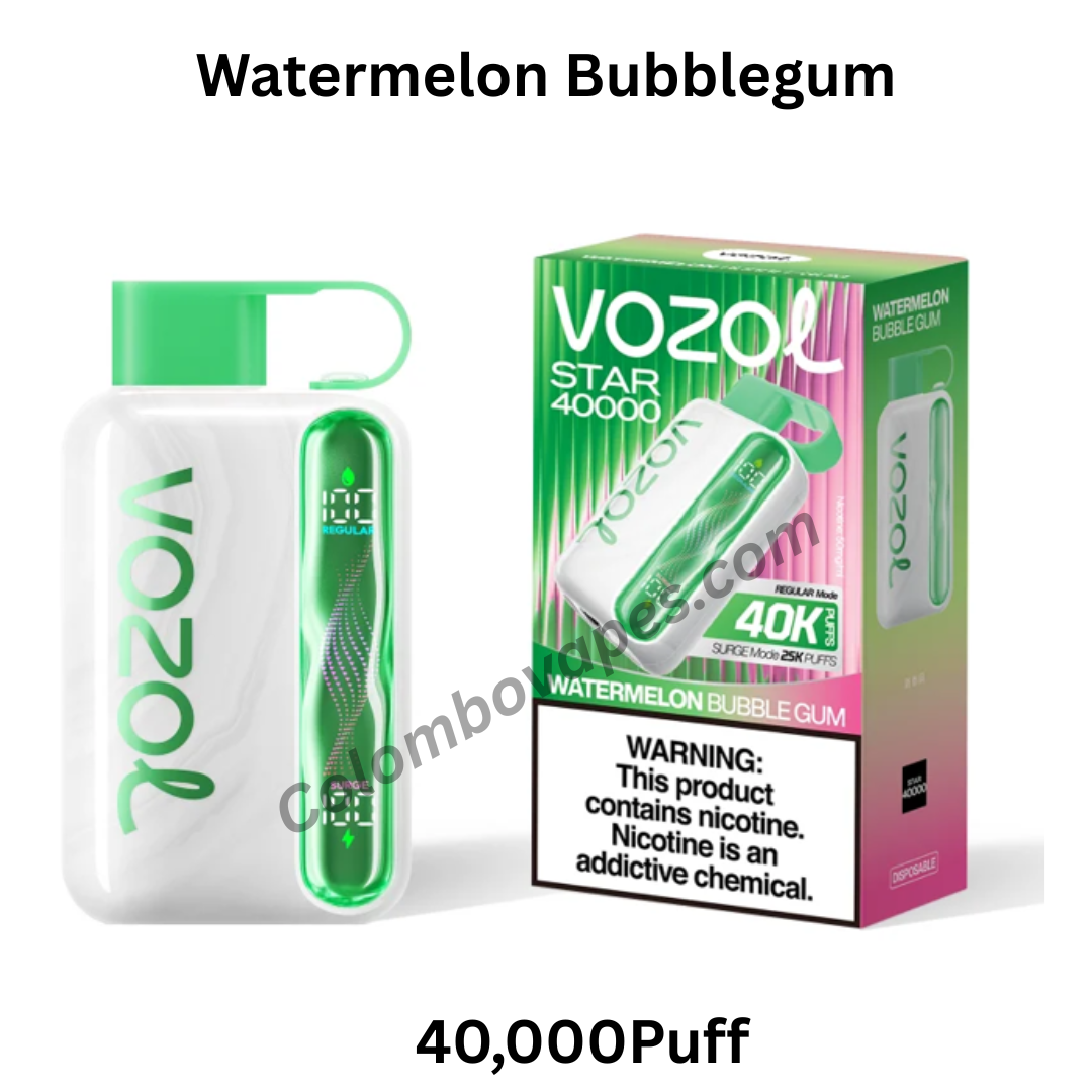 Vozol Star Watermelon Bubblegum 40000Puff
