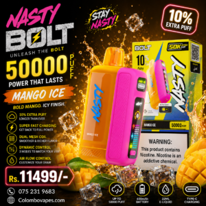 Nasty Bolt 50000PUFF - Mango Ice