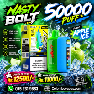 Nasty Bolt 50000PUFF - Apple Ice