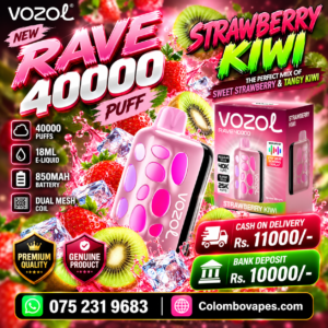 Vozol Rave Strawberry Kiwi 40000Puff
