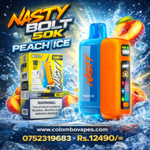 Nasty Bolt 50000PUFF - Peach Ice