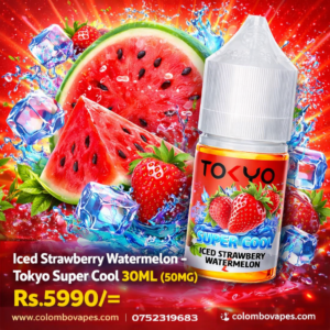 TOKYO SUPER COOL ICED STRAWBERRY WATETMELON 30ml 50mg