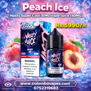 Nasty Juice Super Cool - Peach ice 30ML 50mg