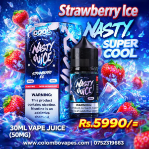 Nasty Juice Super Cool - Strawberry ice 30ML 50mg
