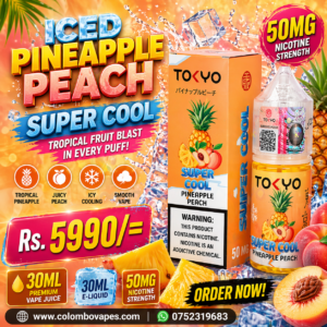 TOKYO SUPER COOL - PINEAPPLE Peach 30ml 50mg