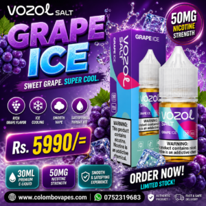 Vozol Salt Grape ice 30ml 50mg