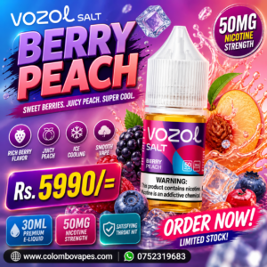 Vozol Salt Berry Peach 30ml 50mg