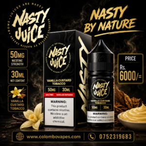 Nasty Juice Vanilla Custurd Tobacco 30ML 50mg