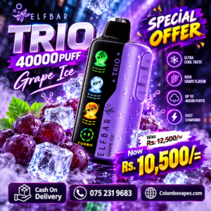 Elfbar Trio Grape ice 40000Puff