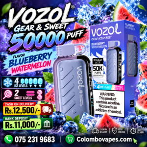 Vozol Gear & Sweet 50k Blueberry Watermelon