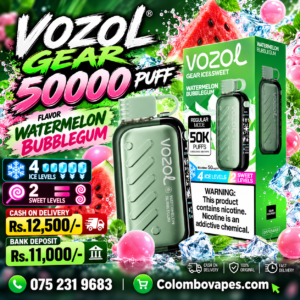 Vozol Gear & Sweet 50k Watermelon Bubblegum