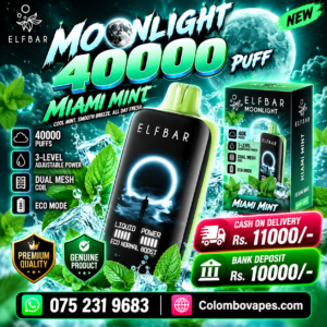 Elfbar MoonNight 40k - Miami Mint